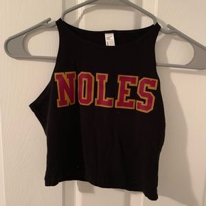 NOLES crop top